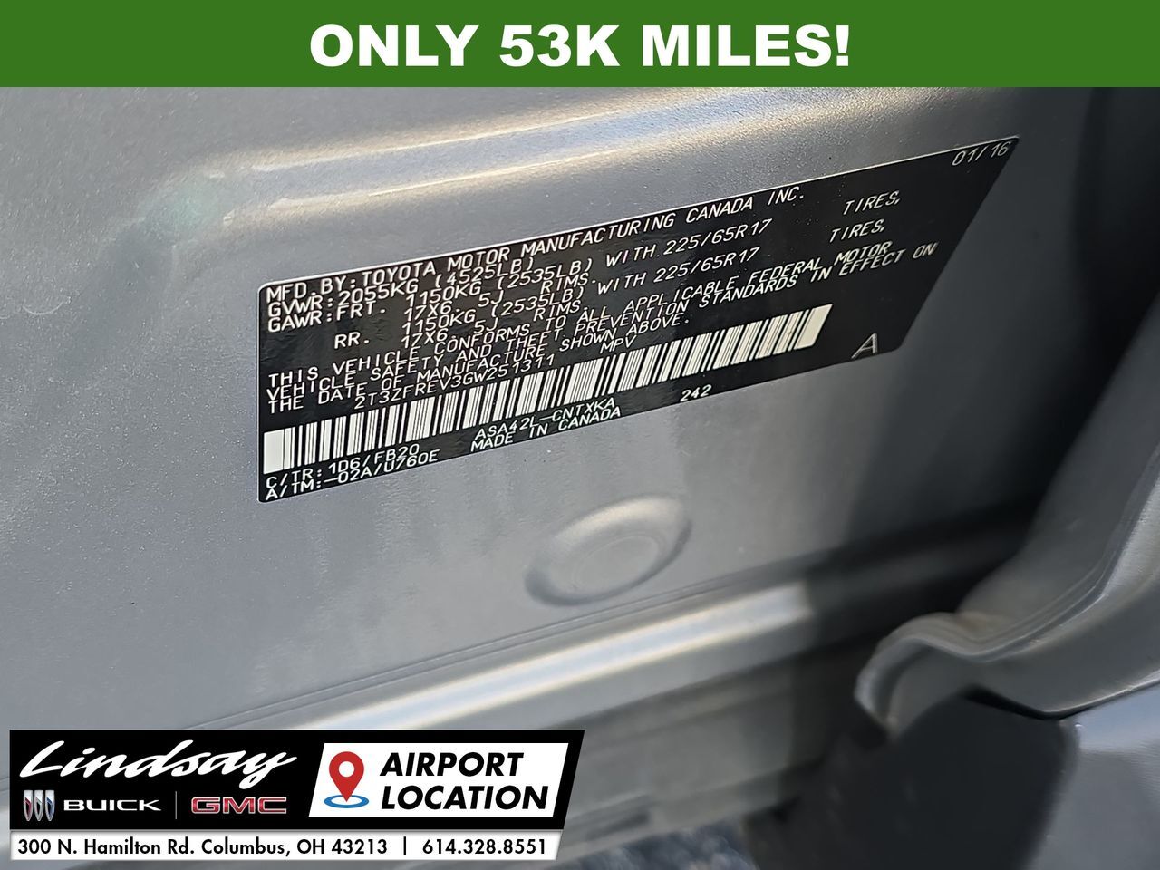 2016 Toyota RAV4 LE Columbus OH
