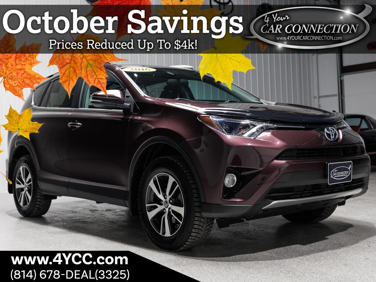 2016 Toyota RAV4 XLE AWD Cranberry PA