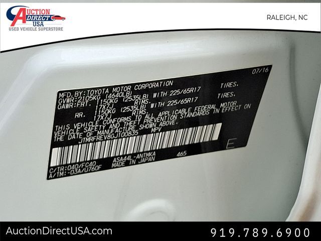 2016 Toyota RAV4 XLE Raleigh NC