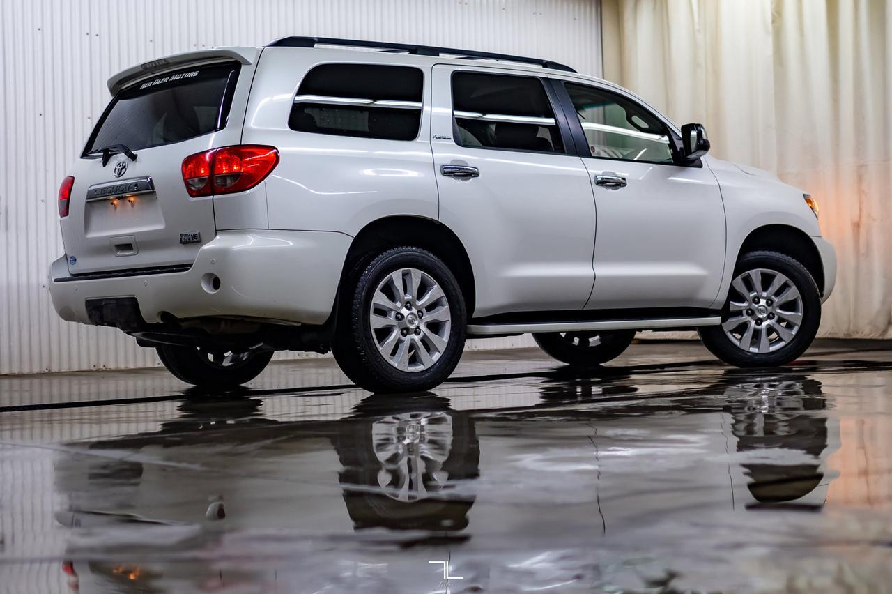 2016 Toyota Sequoia AWD Platinum Leather Roof Nav BCam Red Deer AB