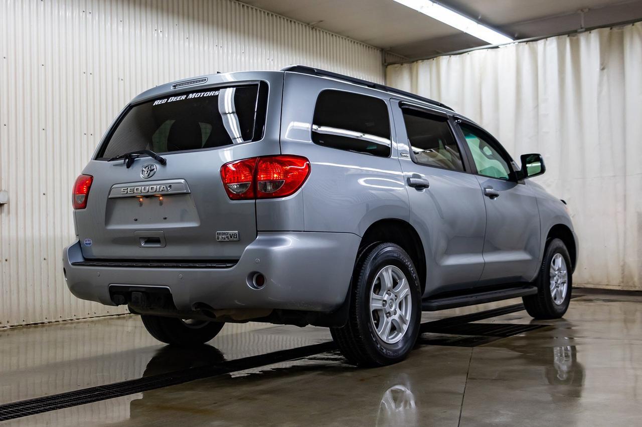2016 Toyota Sequoia AWD SR5 3rd Row Leather Roof Red Deer AB