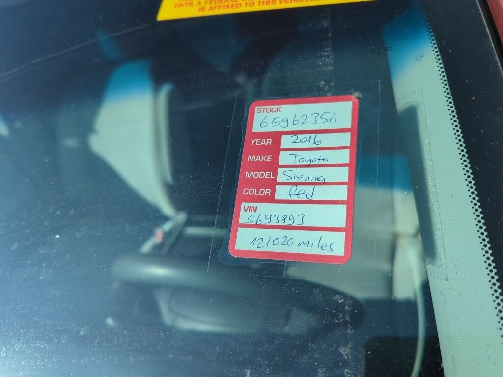 2016 Toyota Sienna L San Clemente CA