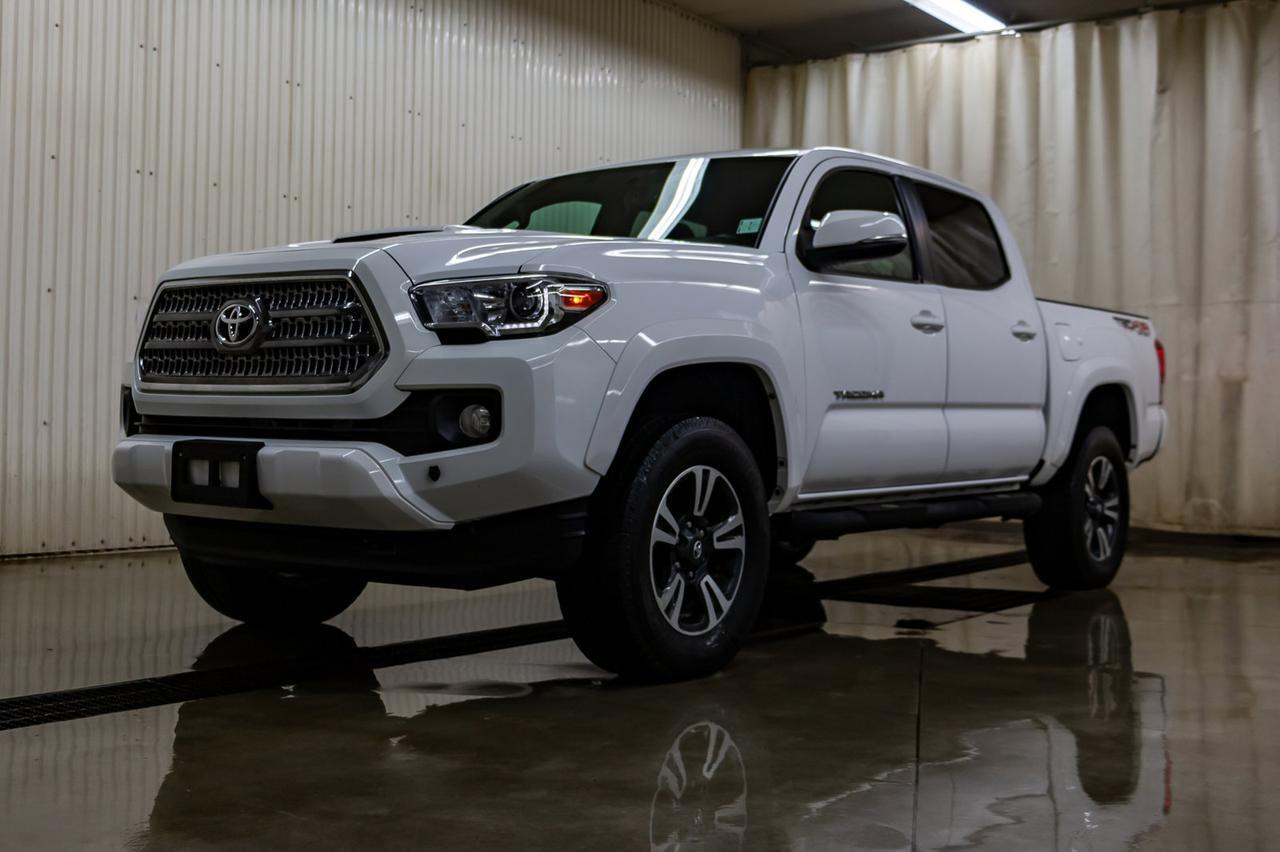 2016 Toyota Tacoma 4x4 Dbl Cab TRD Sport Manual Roof Bcam Red Deer AB