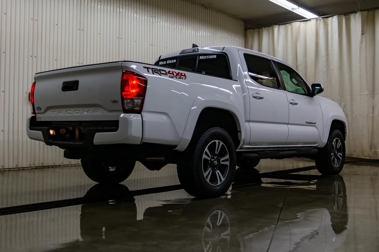 2016 Toyota Tacoma 4x4 Dbl Cab TRD Sport Manual Roof Bcam Red Deer AB