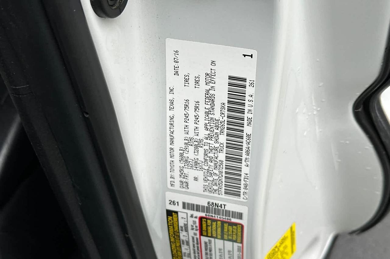 2016 Toyota Tacoma SR Roseville CA