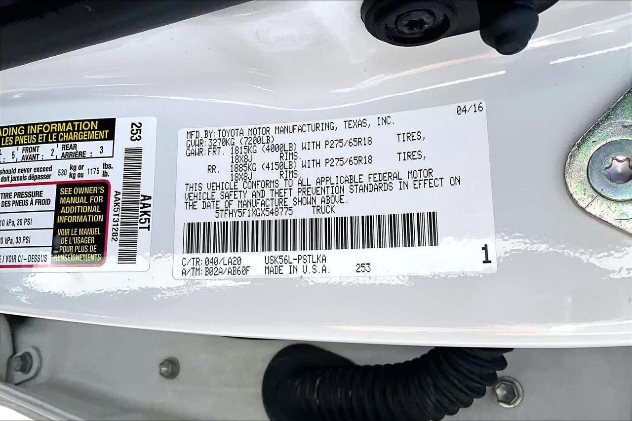 2016 Toyota Tundra LTD Folsom CA