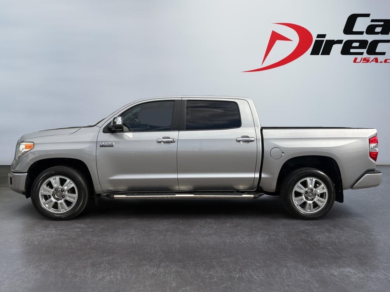 2016 Toyota Tundra Platinum CREWMAX, RUNNING BOARDS, BACKUP CAMERA WITH PARKING SENSORS, SUNROOF, TOW PACKAGE, REAR POWER SLIDING WINDOW, NAVIGATION, HEATED & COOLING SEATS, ONLY 44K MILES, CLEAN CARFAX, GO BACK IN TIME IN THIS TOYOTA! Virginia Beach VA