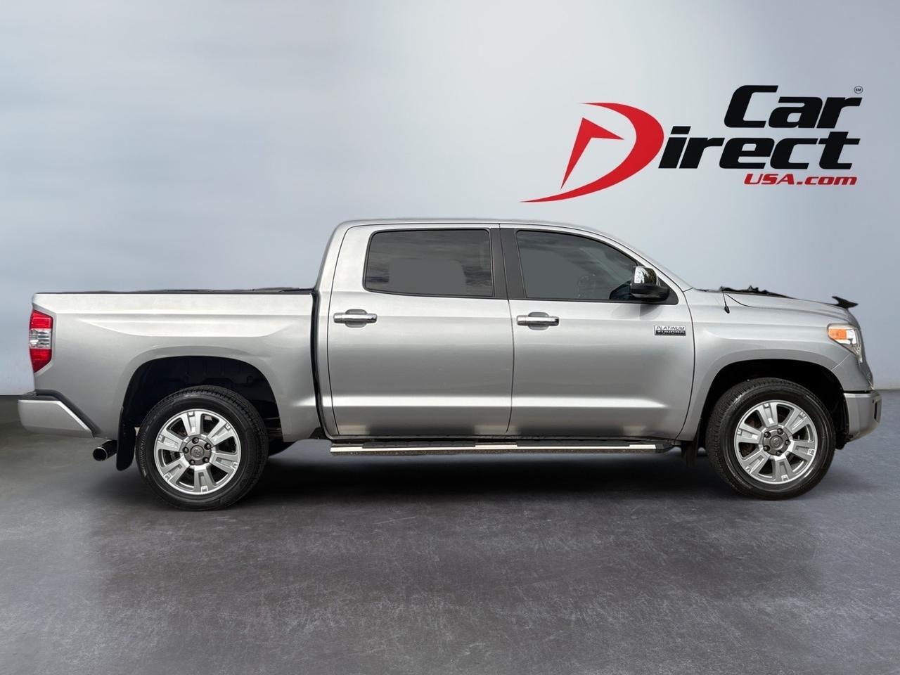 2016 Toyota Tundra Platinum CREWMAX, RUNNING BOARDS, BACKUP CAMERA WITH PARKING SENSORS, SUNROOF, TOW PACKAGE, REAR POWER SLIDING WINDOW, NAVIGATION, HEATED & COOLING SEATS, ONLY 44K MILES, CLEAN CARFAX, GO BACK IN TIME IN THIS TOYOTA! Virginia Beach VA