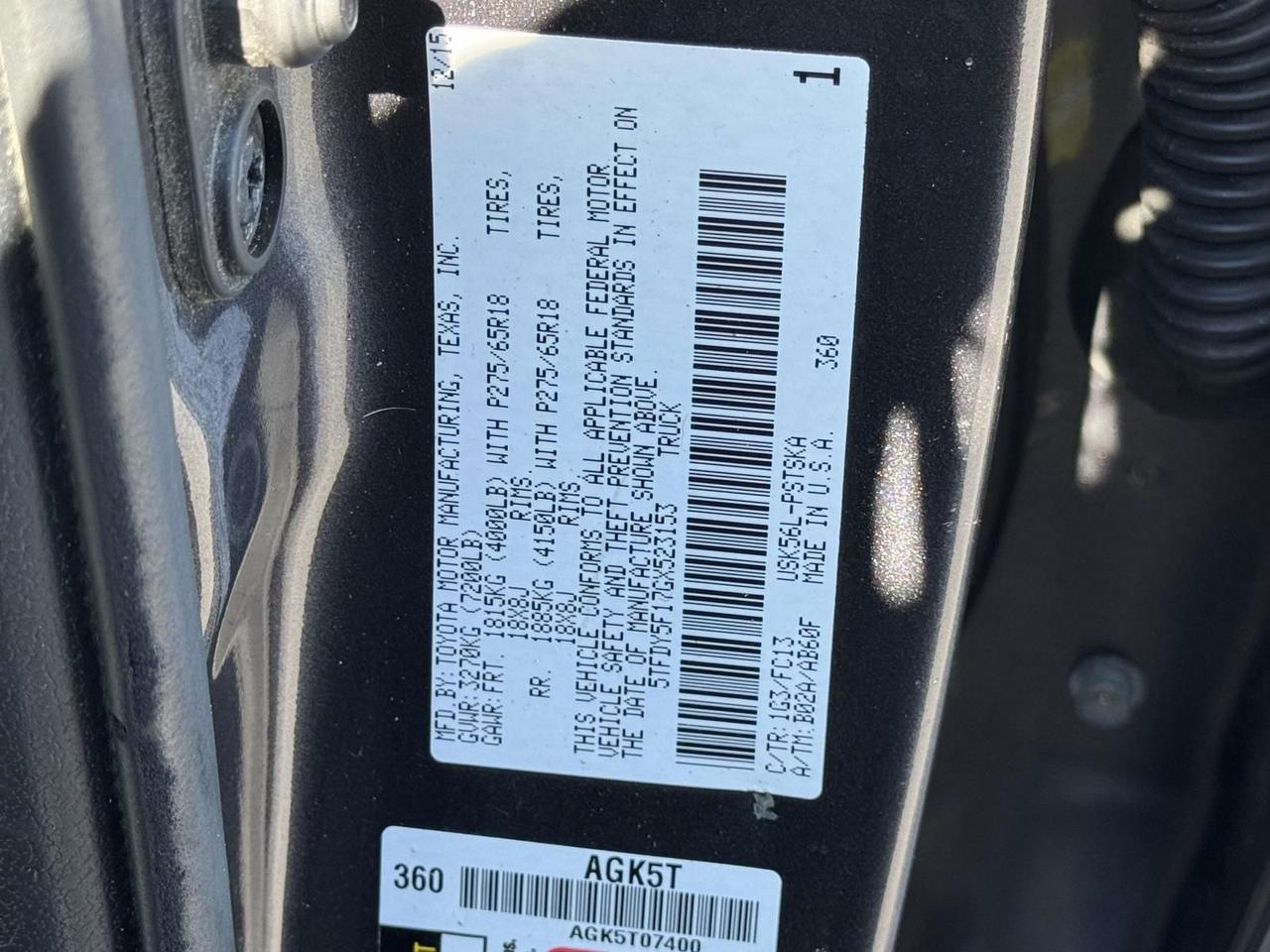 2016 Toyota Tundra SR5 Alexandria VA