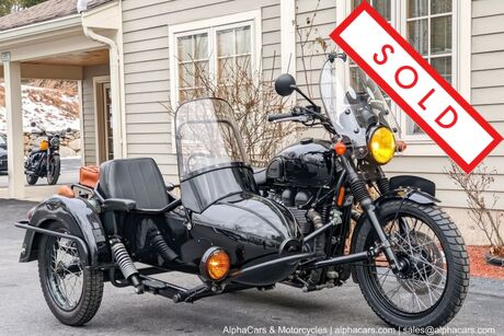 2016 Triumph Bonneville T100 Cozy Sidecar Boston MA