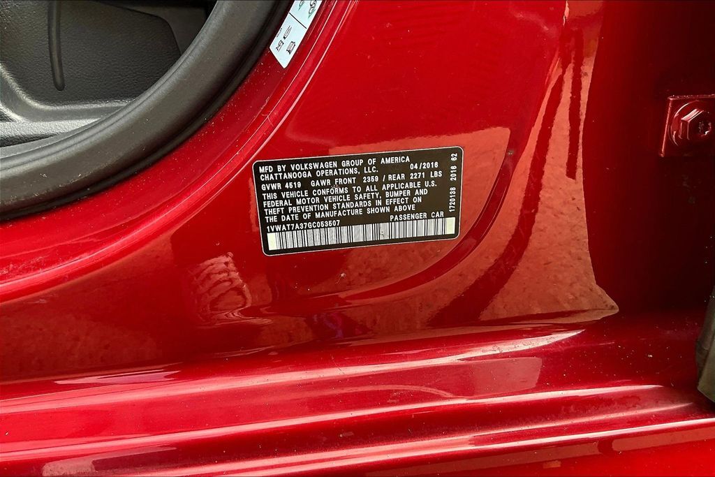 2016 Volkswagen Passat 1.8T S OR