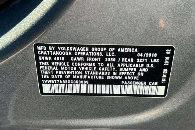 2016 Volkswagen Passat 1.8T SE Roseville CA