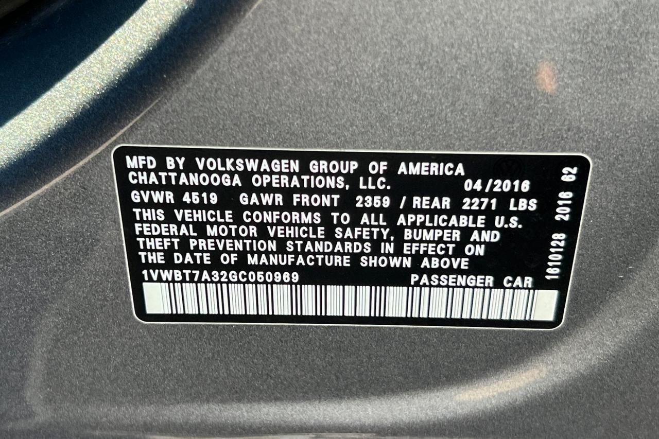 2016 Volkswagen Passat 1.8T SE Roseville CA
