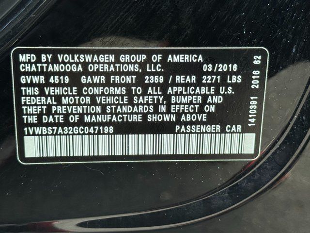 2016 Volkswagen Passat 1.8T SE Springfield VA