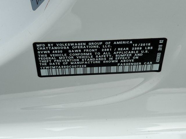 2016 Volkswagen Passat V6 SEL Premium Springfield VA