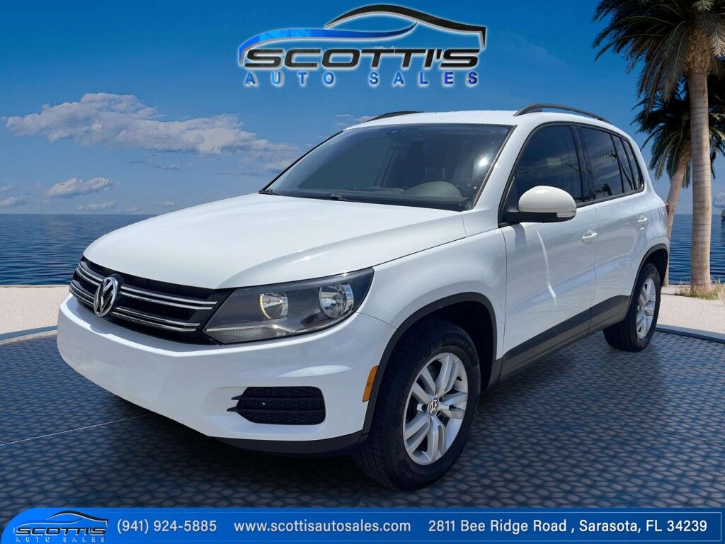 2016 Volkswagen Tiguan S~BLUETOOTH~BUCKETS SEATS~CRUISE CONTROL~HALOGEN HEADLIGHTS~REARVIEW CAMERA~TURBOCHARGER~LOW MILES Sarasota FL