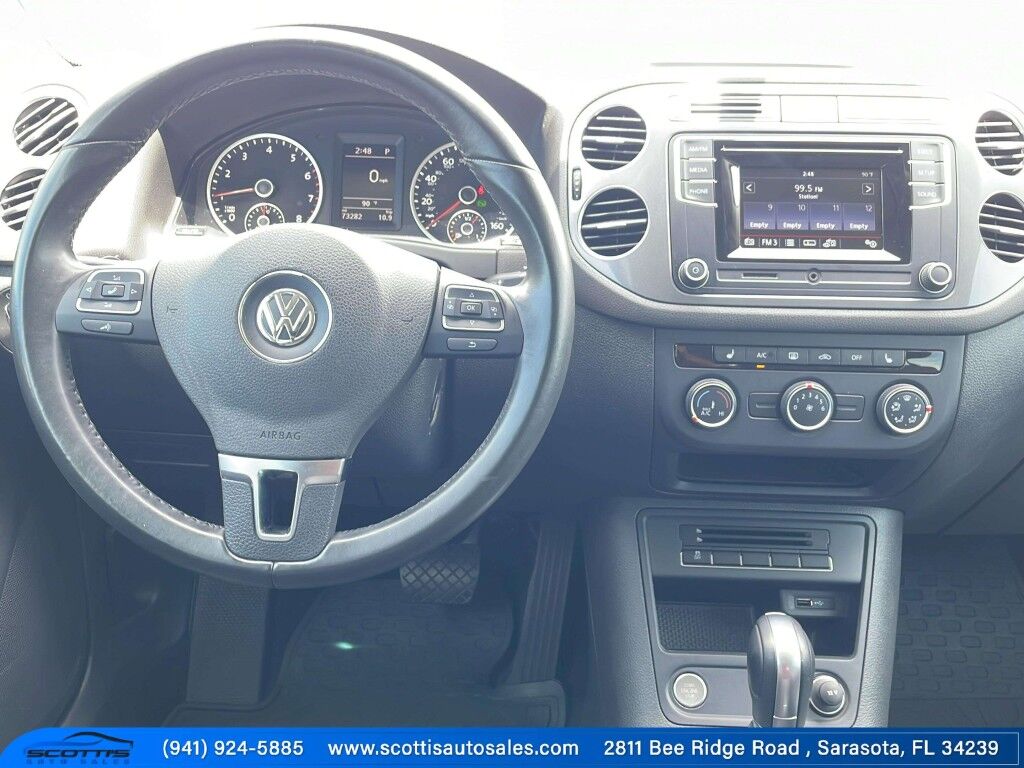 2016 Volkswagen Tiguan S~BLUETOOTH~BUCKETS SEATS~CRUISE CONTROL~HALOGEN HEADLIGHTS~REARVIEW CAMERA~TURBOCHARGER~LOW MILES Sarasota FL