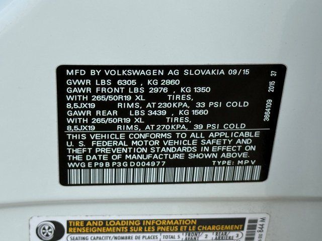 2016 Volkswagen Touareg V6 TDI Springfield VA