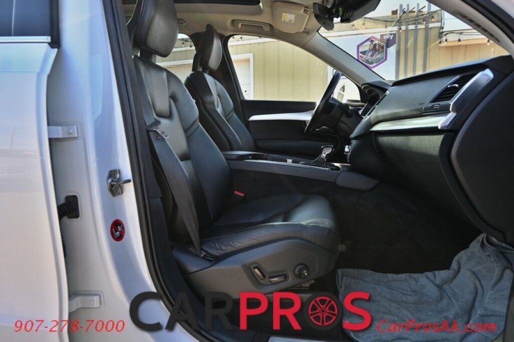 2016 Volvo XC90 T6 Momentum - 2.0L Supercharged - Automatic - AWD - Convenience Package - Power & Heated Leather Seats - NAV - Panoramic Sunroof - Adaptive Cruise - Blind Spot & Lane Alert - Collision Alert - 3rd Row - Seats 7 - Bluetooth - 360 View Camera - Tow Pac Anchorage AK