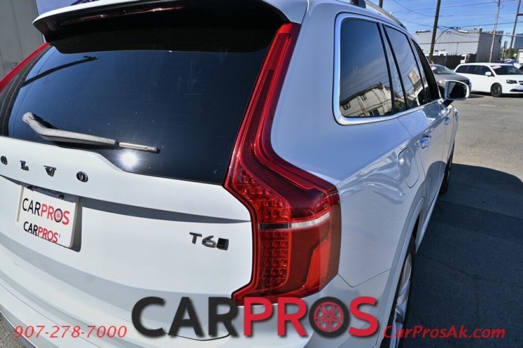 2016 Volvo XC90 T6 Momentum - 2.0L Supercharged - Automatic - AWD - Convenience Package - Power & Heated Leather Seats - NAV - Panoramic Sunroof - Adaptive Cruise - Blind Spot & Lane Alert - Collision Alert - 3rd Row - Seats 7 - Bluetooth - 360 View Camera - Tow Pac Anchorage AK