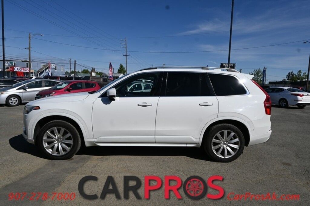 2016 Volvo XC90 T6 Momentum - 2.0L Supercharged - Automatic - AWD - Convenience Package - Power & Heated Leather Seats - NAV - Panoramic Sunroof - Adaptive Cruise - Blind Spot & Lane Alert - Collision Alert - 3rd Row - Seats 7 - Bluetooth - 360 View Camera - Tow Pac Anchorage AK