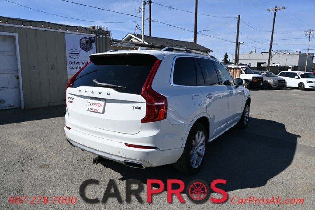 2016 Volvo XC90 T6 Momentum - 2.0L Supercharged - Automatic - AWD - Convenience Package - Power & Heated Leather Seats - NAV - Panoramic Sunroof - Adaptive Cruise - Blind Spot & Lane Alert - Collision Alert - 3rd Row - Seats 7 - Bluetooth - 360 View Camera - Tow Pac Anchorage AK
