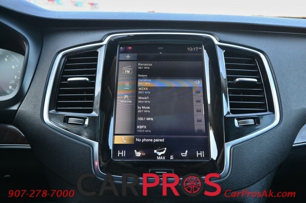 2016 Volvo XC90 T6 Momentum - AWD - 2.0L Supercharged Turbo - Vision & Convenience Pkg - Keyless Entry and Start - Power Heated Leather Seats - Navigation - 360 Surround View Camera - Adaptive Cruise Control with Pilot Assist - Panoramic Moonroof - 3rd Row - Seats 7 Anchorage AK