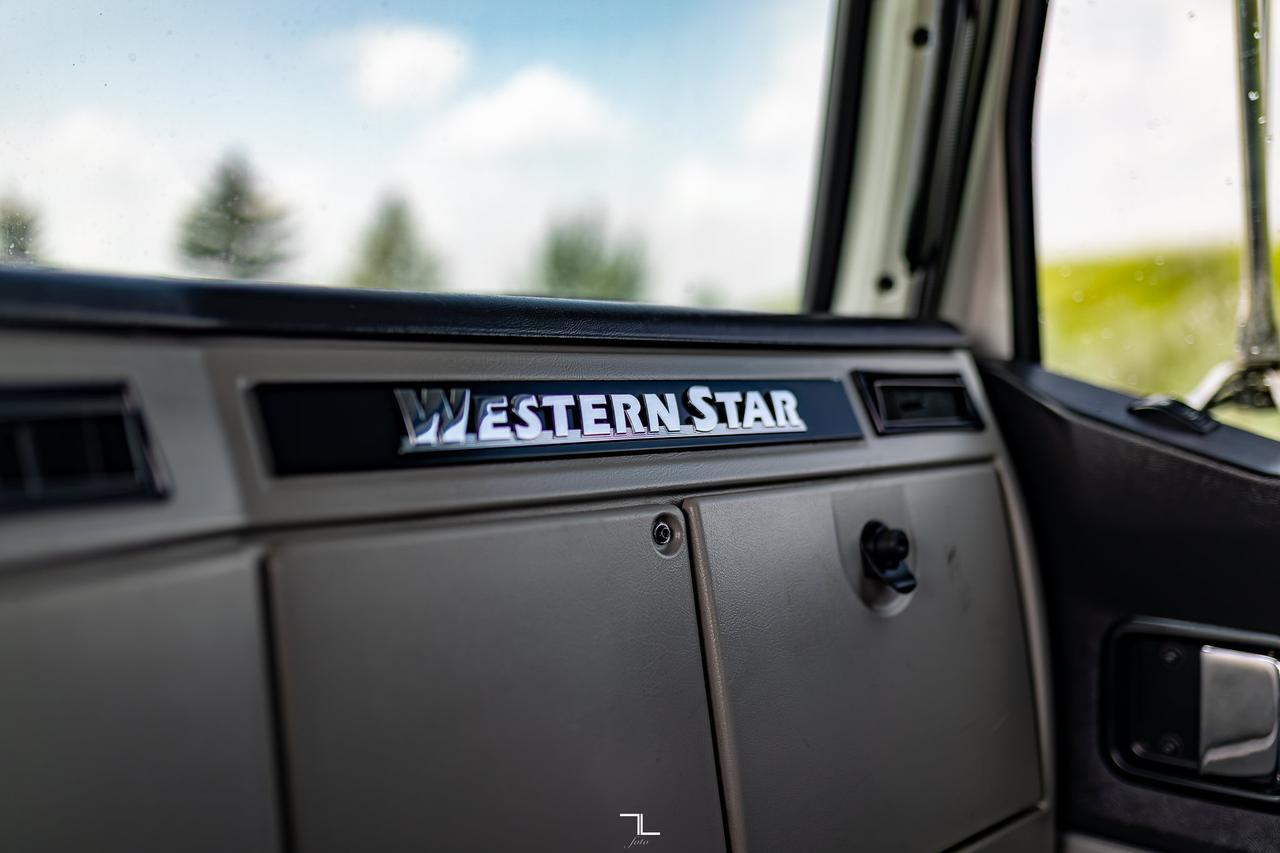 2016 Western Star 4700 SB Daycab Tridrive Deck Picker Crane Diesel Red Deer AB