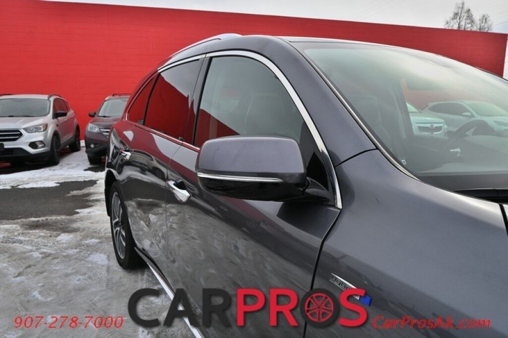 2017 Acura MDX Sport Hybrid w/Advance Pkg - AWD - Milano Leather Heated and Cooled Seats - Remote Start - Keyless Entry - Push to Start - Sunroof - Front and Rear Parking Sensors w/ Aerial View Camera - Navigation - ELS Studio Premium Sound System - Bluetooth Anchorage AK