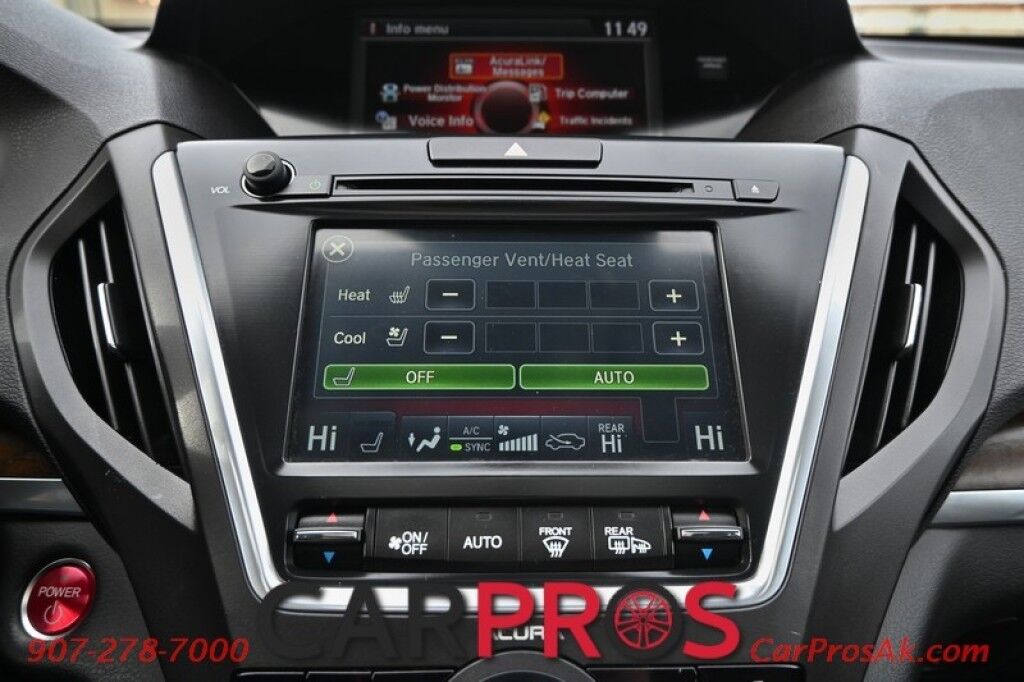 2017 Acura MDX Sport Hybrid w/Advance Pkg - AWD - Milano Leather Heated and Cooled Seats - Remote Start - Keyless Entry - Push to Start - Sunroof - Front and Rear Parking Sensors w/ Aerial View Camera - Navigation - ELS Studio Premium Sound System - Bluetooth Anchorage AK