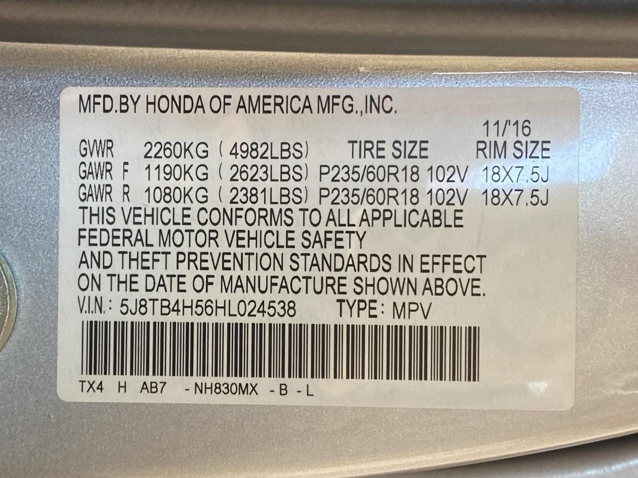 2017 Acura RDX w/Technology Pkg Richmond Hill NY