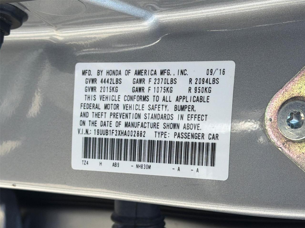 2017 Acura TLX 2.4L Hagerstown MD