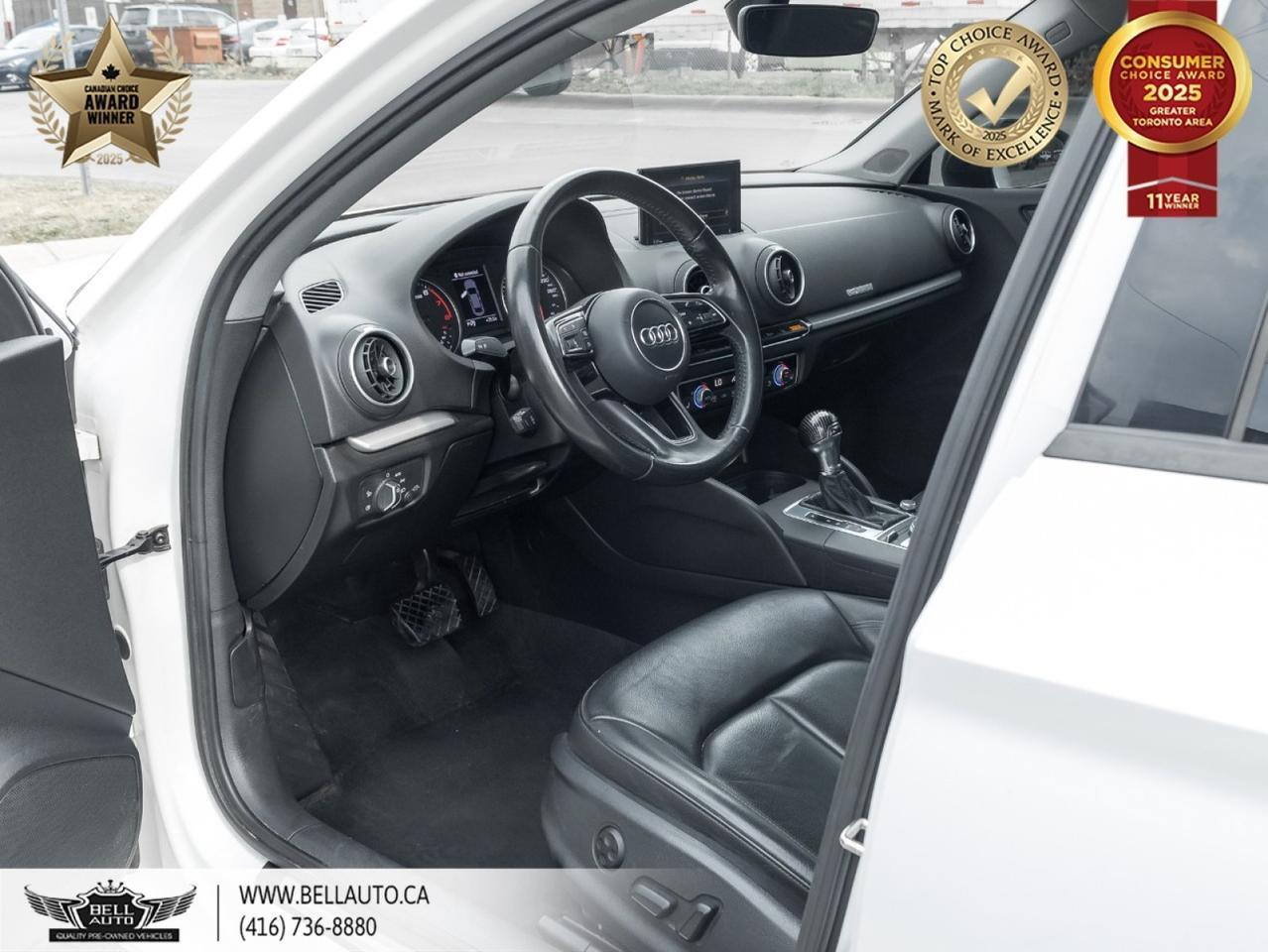 2017 Audi A3 2.0T | Komfort | PANO | XENON | LEATHER | PWR&HTD SEAT | NOACCIDENT Toronto ON