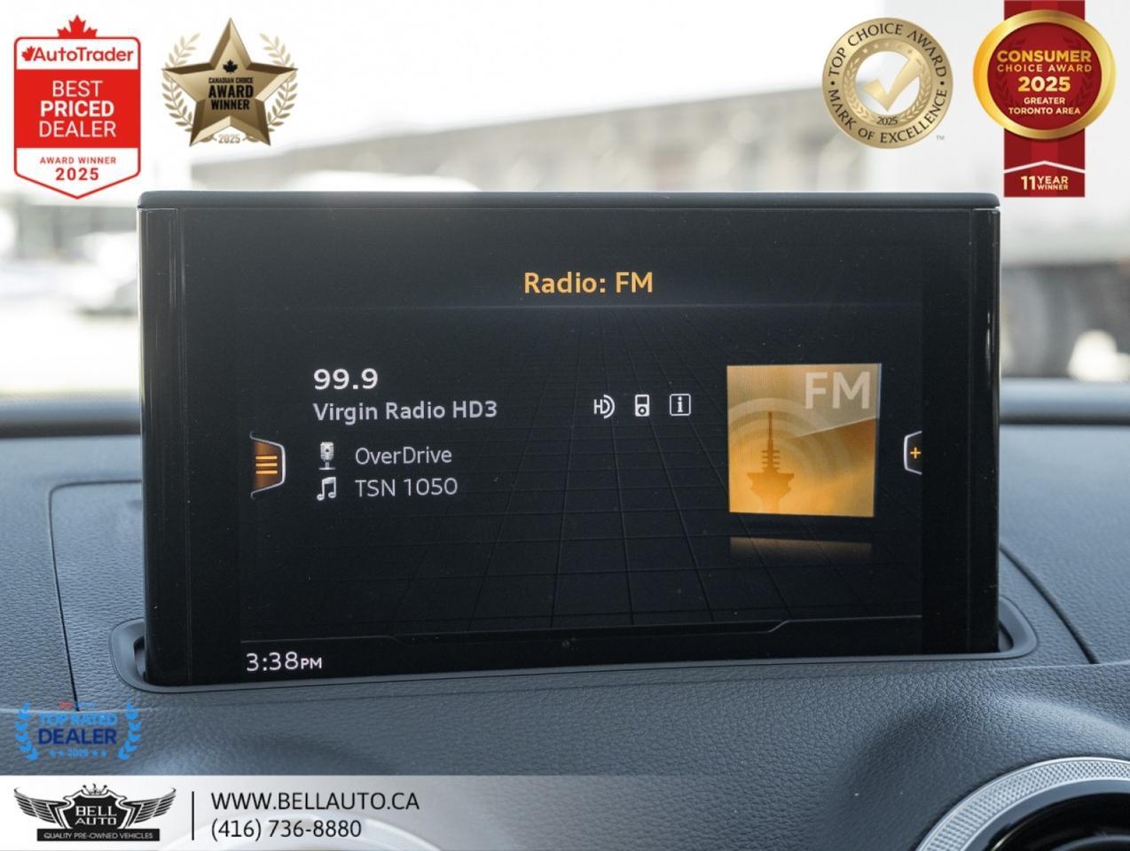 2017 Audi A3 2.0T Progressiv | PRMPKG | B.CAM | SUNROOF | XENON | NOACCIDENT Toronto ON