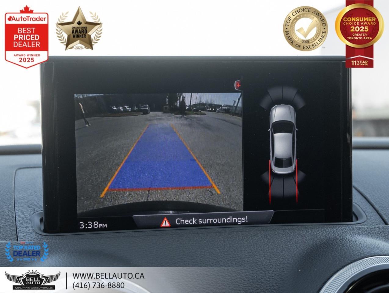 2017 Audi A3 2.0T Progressiv | PRMPKG | B.CAM | SUNROOF | XENON | NOACCIDENT Toronto ON