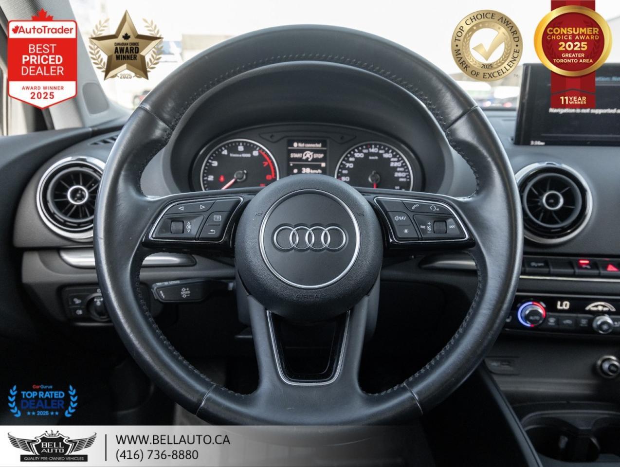2017 Audi A3 2.0T Progressiv | PRMPKG | B.CAM | SUNROOF | XENON | NOACCIDENT Toronto ON