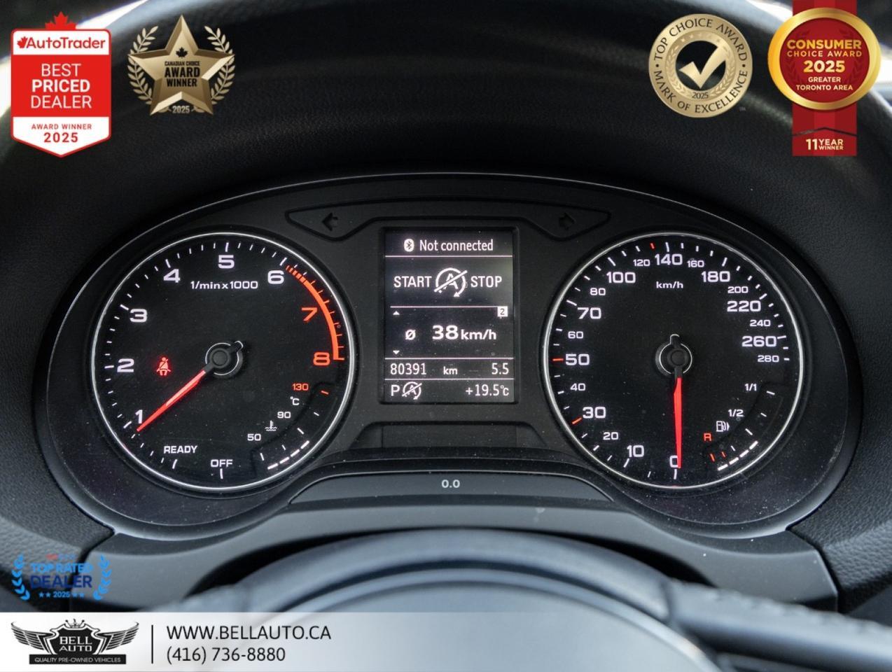 2017 Audi A3 2.0T Progressiv | PRMPKG | B.CAM | SUNROOF | XENON | NOACCIDENT Toronto ON