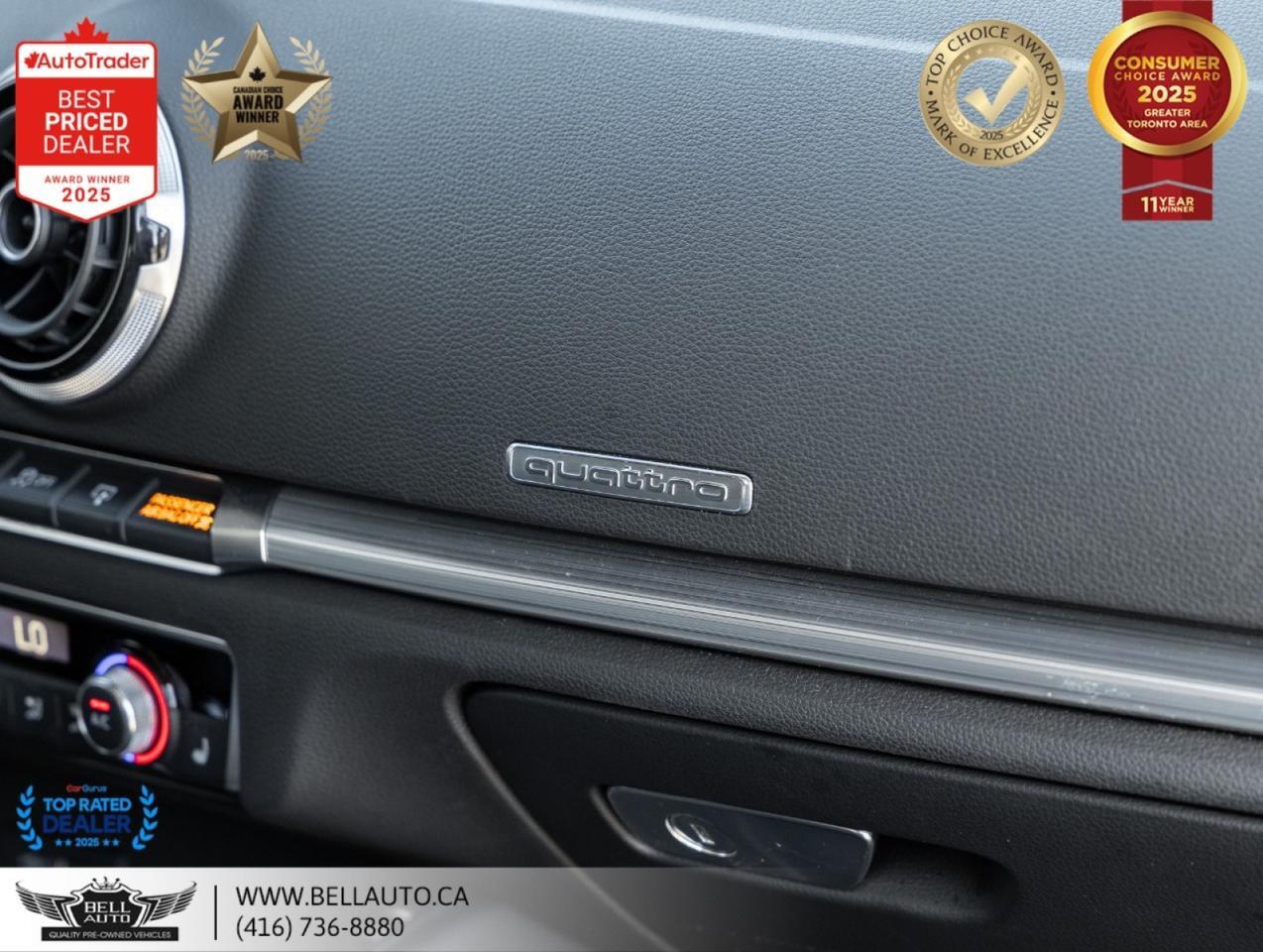 2017 Audi A3 2.0T Progressiv | PRMPKG | B.CAM | SUNROOF | XENON | NOACCIDENT Toronto ON