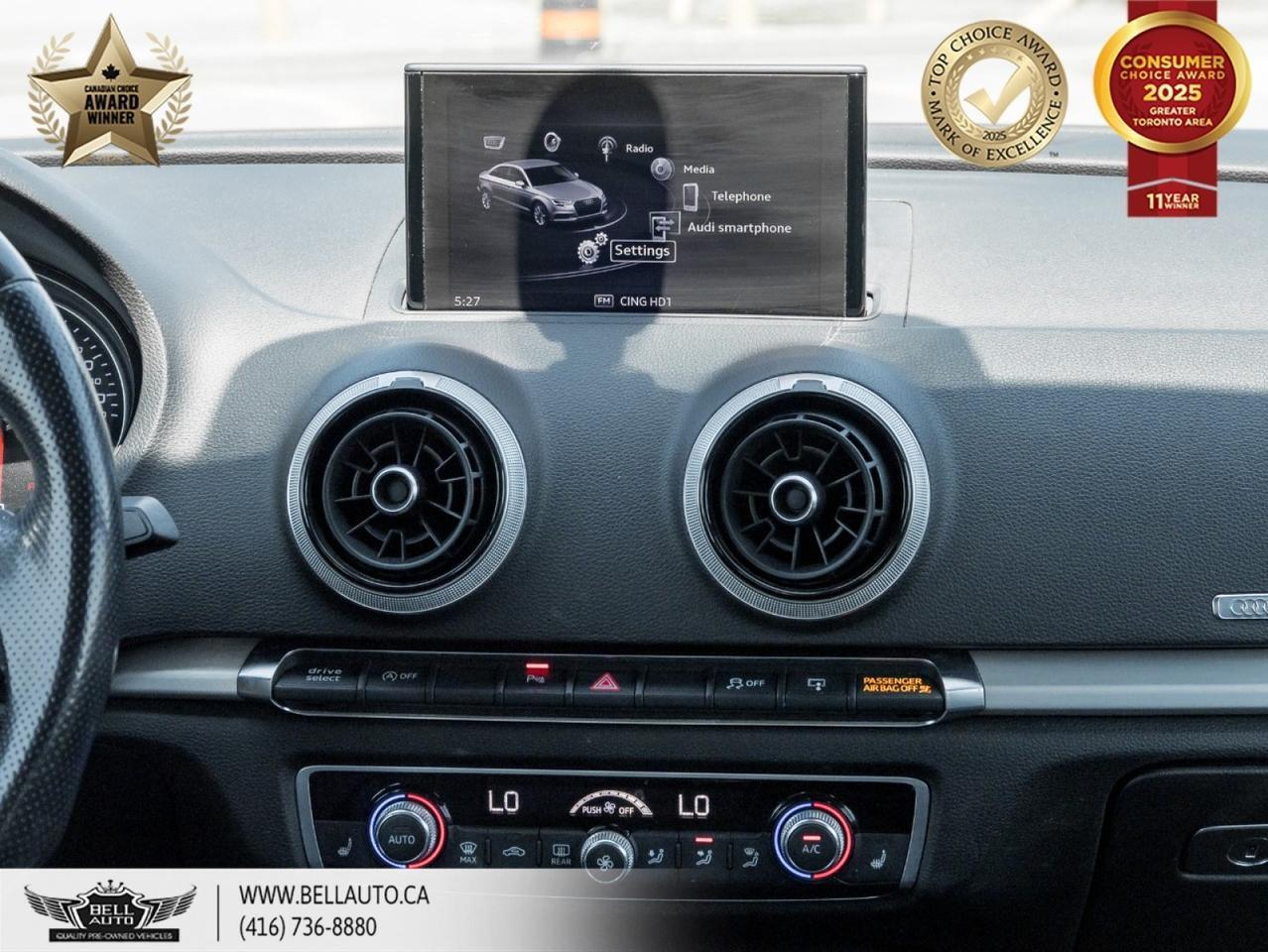 2017 Audi A3 2.0T Progressiv | S-LINE | PANOROOF | POWER&HEATEDSEAT | BACKUPCAM | XENONHEADLIGHTS | BLUETOOTH Toronto ON