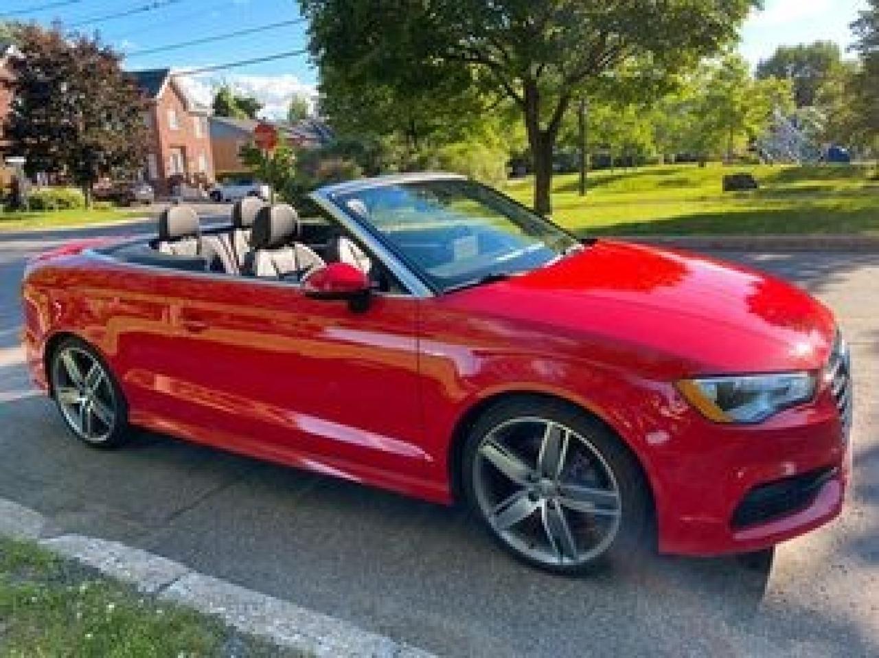 2017 Audi A3 2.0T Technik QUATTRO S-LINE CONVERTIBLE SIRIUSSATRADIO NOACCIDENT Toronto ON