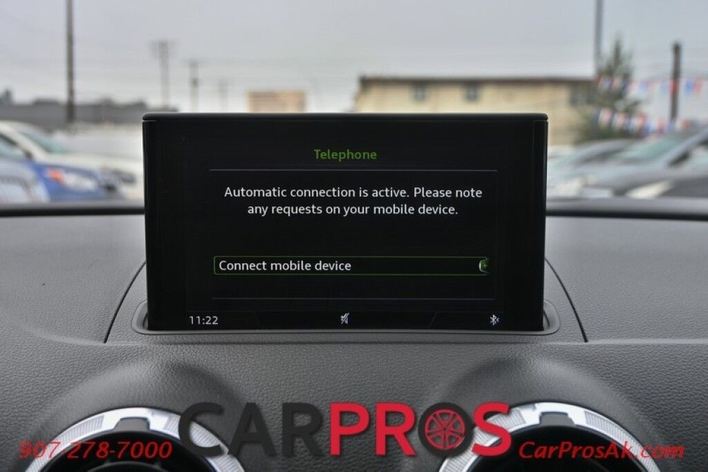 2017 Audi A3 Premium - 2.0L 4-Cyl Turbo - Convenience Pkg - Power & Heated Leather Seats - Panoramic Sunroof - Dual Climate Control - Navigation - Back Up Camera - Keyless Entry & Push to Start - Low Miles - 35 MPG Anchorage AK