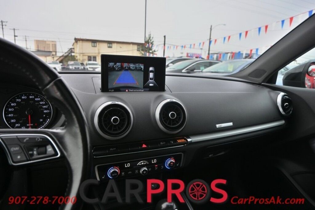 2017 Audi A3 Premium - 2.0L 4-Cyl Turbo - Convenience Pkg - Power & Heated Leather Seats - Panoramic Sunroof - Dual Climate Control - Navigation - Back Up Camera - Keyless Entry & Push to Start - Low Miles - 35 MPG Anchorage AK
