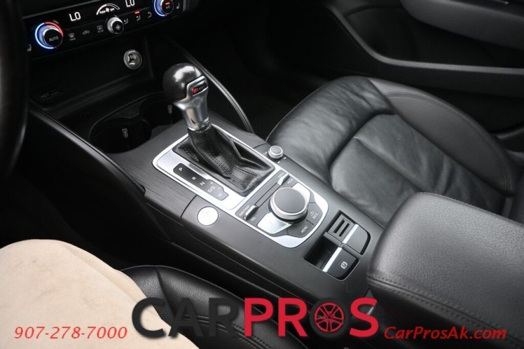 2017 Audi A3 Premium - 2.0L 4-Cyl Turbo - Convenience Pkg - Power & Heated Leather Seats - Panoramic Sunroof - Dual Climate Control - Navigation - Back Up Camera - Keyless Entry & Push to Start - Low Miles - 35 MPG Anchorage AK
