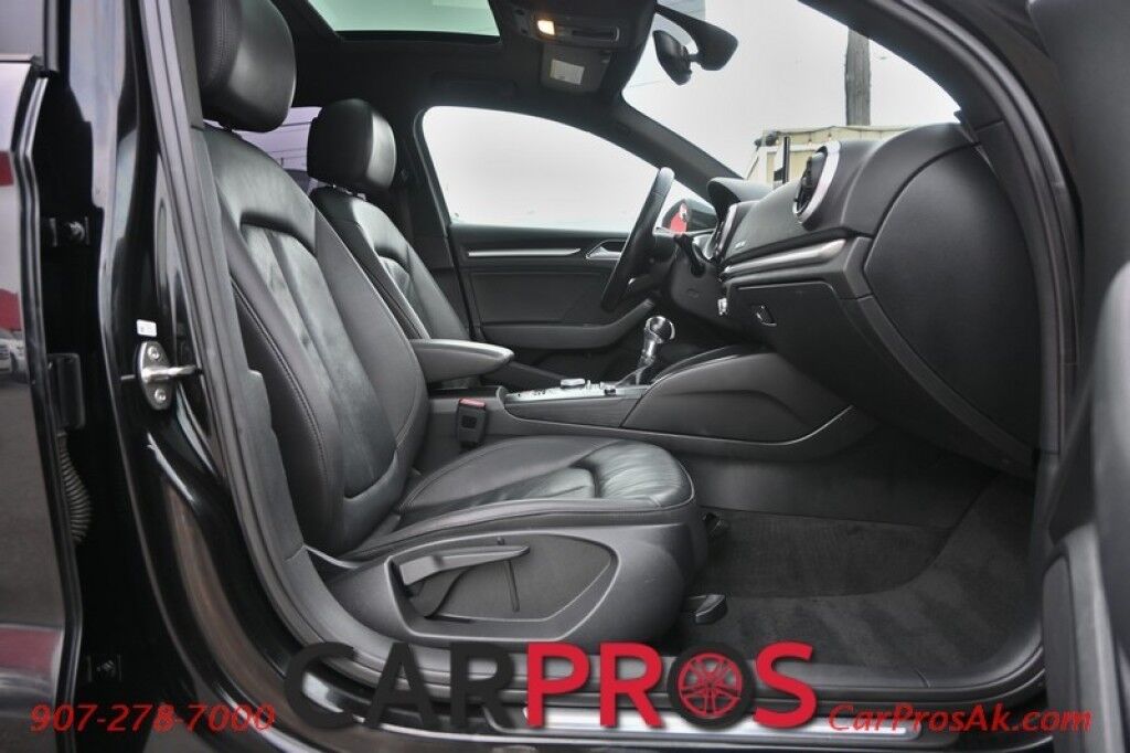 2017 Audi A3 Premium - 2.0L 4-Cyl Turbo - Convenience Pkg - Power & Heated Leather Seats - Panoramic Sunroof - Dual Climate Control - Navigation - Back Up Camera - Keyless Entry & Push to Start - Low Miles - 35 MPG Anchorage AK