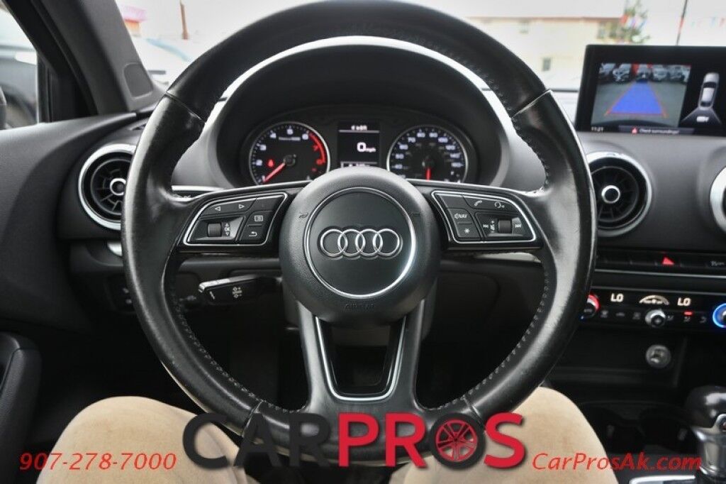 2017 Audi A3 Premium - 2.0L 4-Cyl Turbo - Convenience Pkg - Power & Heated Leather Seats - Panoramic Sunroof - Dual Climate Control - Navigation - Back Up Camera - Keyless Entry & Push to Start - Low Miles - 35 MPG Anchorage AK