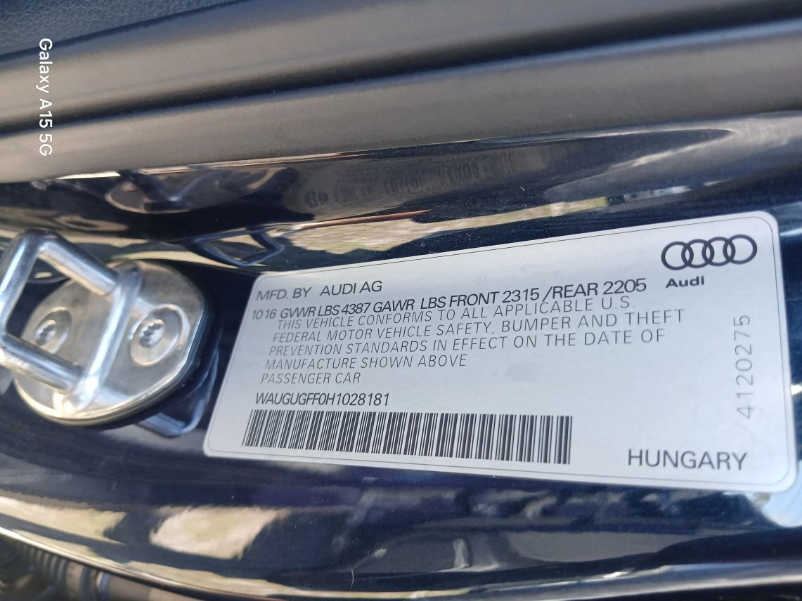 2017 Audi A3 Premium Plus Sedan 4D Maitland FL