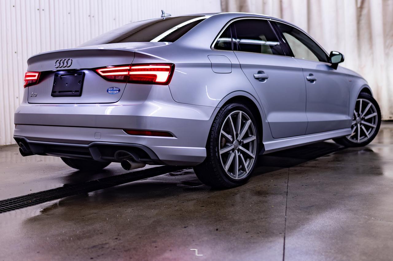 2017 Audi A3 Quattro Progressiv S-Line Leather Roof Nav Red Deer AB
