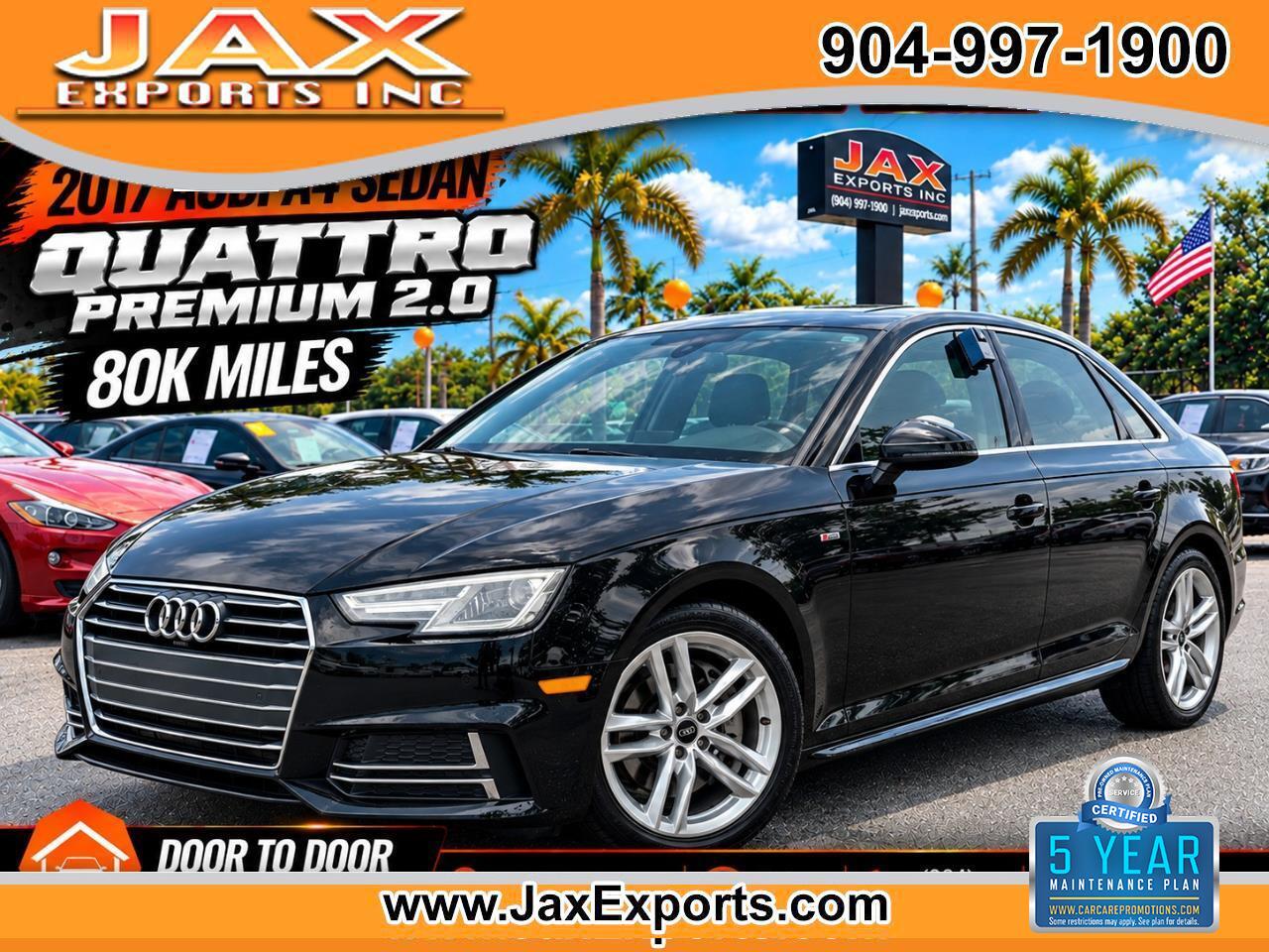 2017 Audi A4 2.0 TFSI Auto Season of Audi Premium quattro AWD Jacksonville FL