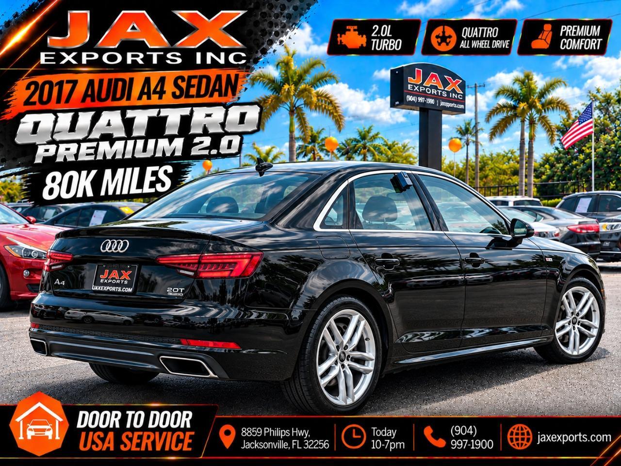 2017 Audi A4 2.0 TFSI Auto Season of Audi Premium quattro AWD Jacksonville FL