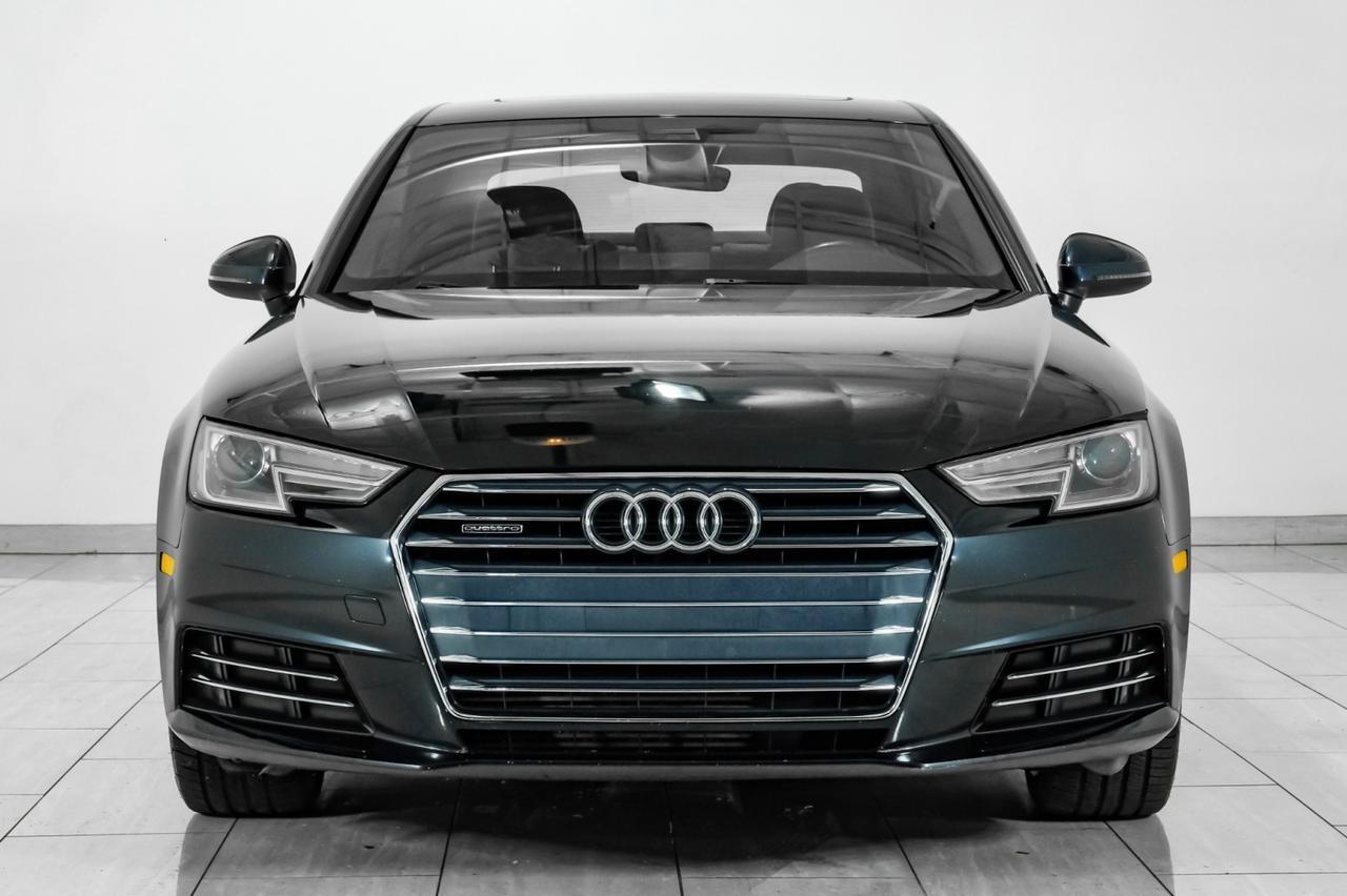 2017 Audi A4 2.0T PREMIUM QUATTRO AUTOMATIC CONVENIENCE PKG SUNROOF LEATHER S